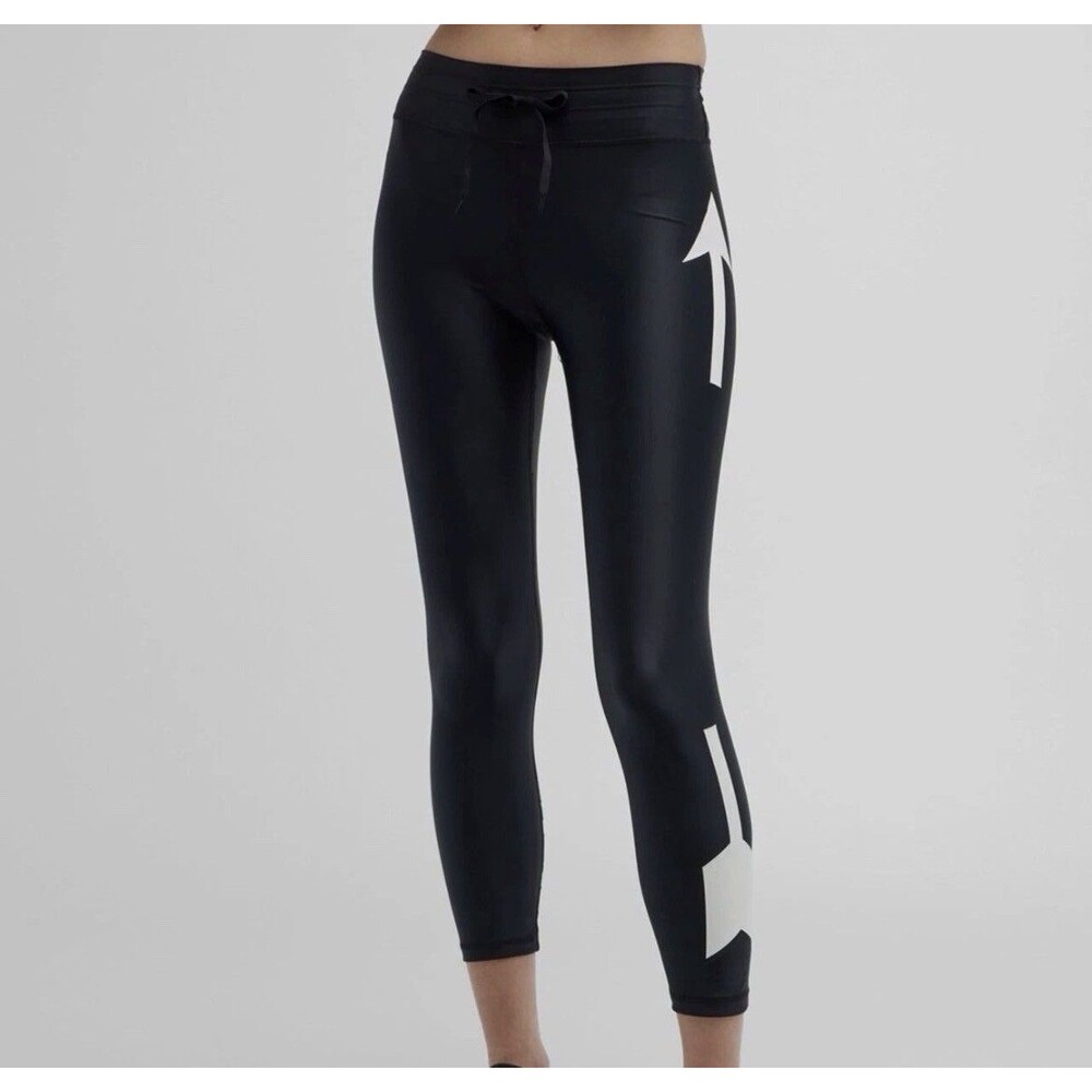 The Upside Women Black Original Super Soft Midi Leggings Pants Size 6
